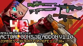 Actual Guns 3D Addon V1.10 Another Maintenance Update! For MCPE/BE 1.21.30+ | Creator Crafter321