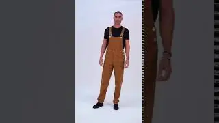 Bertie Brown Cord Men's Dungarees