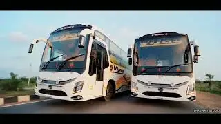 Vijay Tour And Travels new Bharat Benz ac bus #vijay_bus_service_chirawa #newbus #bhartbenz