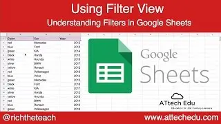 Spreadsheet Tips: Filters in Google Sheets - Filter Views - Individualised filters
