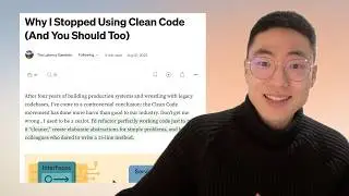 Why I Stopped Using Clean Code (And You Should Too)