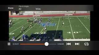 Ricky Sampson Jr Aug 2023 freshman juco practice film