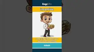 🇬🇧 Incentive Meaning : Flash Card : Learn English Vocabulary
