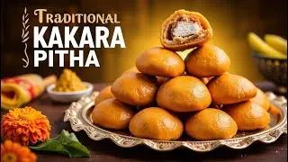 Kakara Pitha Odia Recipe | Traditional Stuffed Semolina Kakara Pitha | Authentic Indian Sweet