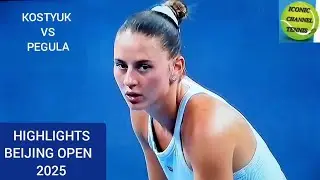 MARTA KOSTYUK/JESSICA PEGULA/SET POINTS HIGHLIGHTS BEIJING OPEN 2025