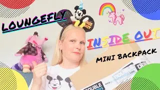 Loungefly Rainbow Unicorn Mini Backpack | Disney Parks Exclusive | Disney Pixar Inside Out | UK