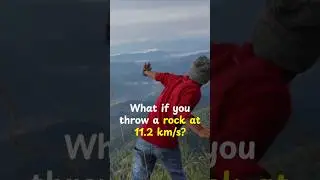 Can you throw a Rock at this speed?  #universe #physics #earth