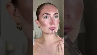 CONTOUR MY FACE WITH SELF TANNER🤎#cocoandeve #makeup #faketan
