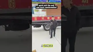 Incredible Technology Transforms a Truck Into a Stylish Home or Restaurant!
