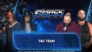 FULL MATCH - KANE & THE UNDERTAKER VS BRAY WYATT & BRAUN STROWMAN