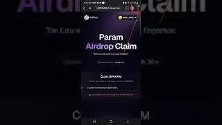 HOW TO CLAIM PARAM TOKEN ON BITGET.08135427911