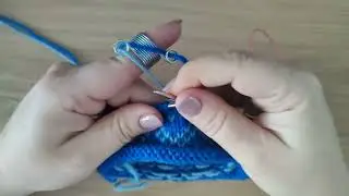Zawijanie nitek w żakardzie