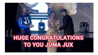 AFRIMA AWARD: JUMA JUX WINS THE FIRST AWARD AS THE BEST MALE ARTIST IN EAST AFRICA. HUGE CONGRATULAT