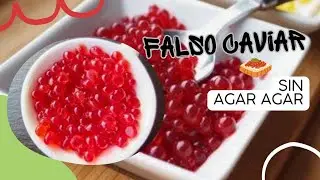 Falso Caviar Sin Agar Agar #CocinandoRico