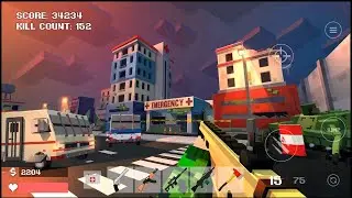 Playing freecraft zombie apocalypse (full gameplay)|Simple sandbox 2|Ryder ssb2