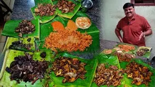 No name board, ரெண்டே table, கடலை எண்ணெய் புரோட்டா & மட்டன் items