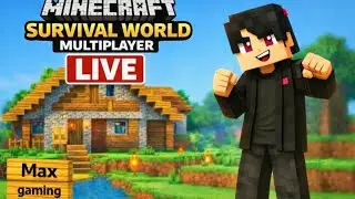 🔥 MINECRAFT LIVE STREAM | NEW WORLD SURVIVAL 🔥