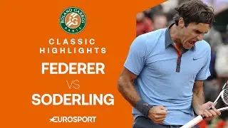 Roger Federer vs Robin Soderling | Final | French Open 2009 Classic Highlights 🇫🇷