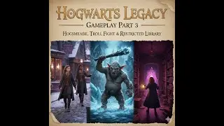 Hogwarts Legacy Gameplay Part 3 &ndash; Hogsmeade with Natty, Troll Fight & Prep for Restricted Library