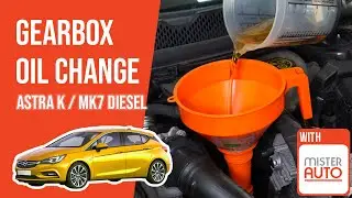Change the gearbox oil Astra mk7 1.6 CDTI 🛢