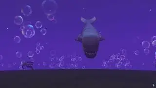 sea monster vs space monster size animation 