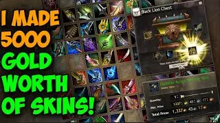 How I made 5000 Gold By Opening Wardrobe Unlocks And Keys!