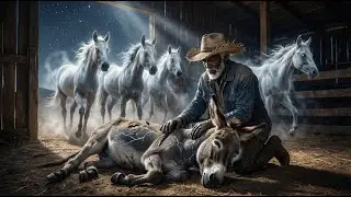 &ldquo;A Lone Cowboy Fed a Starving, Forsaken Donkey Each Day &mdash; Then  Ghostlike Mustangs Walked Stable&rdquo;,,.