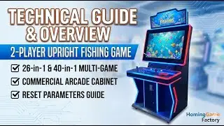 How to Reset Parameters for HomingGame 2 Player Upright Fishing Table Game Machine 40-in-1 Game
