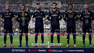New kits eFootball 2026 v5.2.1🔥 Black kits edition
