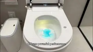 Smart Bidet Toilet with Built-in Water Tank | Heated Seat, Warm Water Wash & Hands-Free Comfort