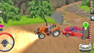 Tractor Pulling Simulator || Real Tractor Pulling Off Road Gameplay