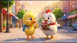 Gà con đi học..... #chicken #duck #gacon #vitcon #dengiaothong #vuinhon