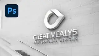 How to Create 3D Wall Logo using PSD Mockup in Photoshop