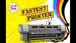 Gongzheng Solvent Printer GZM with Starfire Print Head Printing 10PL
