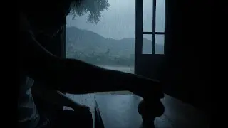 Simple Country Meal in the Rain | Relaxing Village Cooking & Nature Sounds