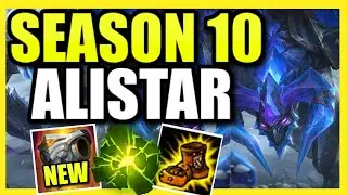 (NEW GODLIKE SKIN!) *THIS* IS HOW YOU PLAY ALISTAR PERFECTLY IN SEASON 10! ALISTAR S10 BUILD + GUIDE