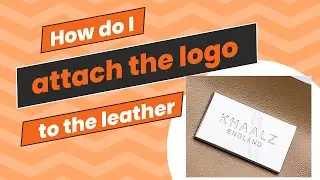 How do I attach the metal logo to the bag? How to assemble the metal label with claws on bags?