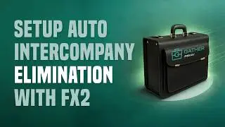 Auto Journal Intercompany Elimination Setup with Optional Auto FX2