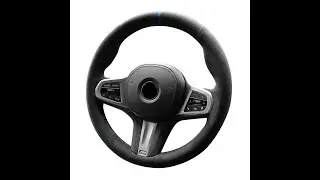 Hand Stitich Steering Wheel Cover Installation Video for BMW X3 X4 X5 X6  X7 Z4 New Models.