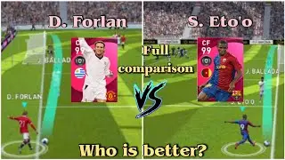 Iconic D. Forlan VS Iconic S. Eto'o | Full comparison | who is better?