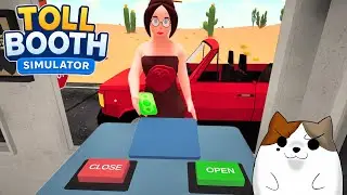 Toll Booth Simulator Demo Early First Look! | Plus Farming and Selling Cocktails on the side!