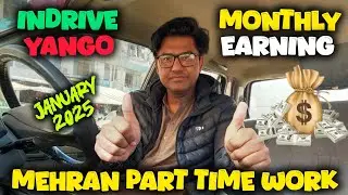My monthly Yango Indrive earning | January 2025