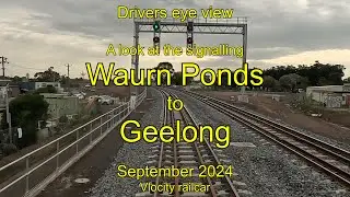 Waurn Ponds to Geelong, a look at the signalling