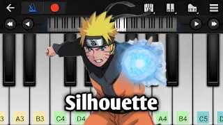 Naruto Shippuden OP 16 : Silhouette | Easy Piano Tutorial