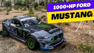 1000+HP Ford Mustang River Crossing Jump | Forza horizon 5