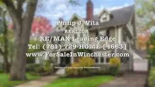 15 Everett Ave, Winchester MA - Philip J. Vita - Tel (781) 729-4663