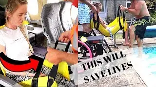 ♿️ DISABILITY REVEW: THE PRODUCT SAVING LIVES AND CHANGING LIVES | ADAPTS PORTABLE TRANSFER SLING
