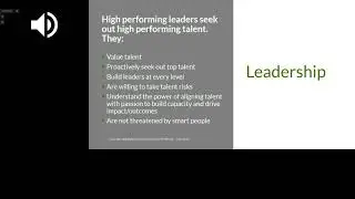 Webinar - Identify, Develop & Retain High-Performing Talent