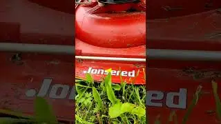👍Lawn mover Jonsered LM 2146M Briggs &Stratton 450 E series 👍 tosi hyv&auml; ruohonleikkuri #Shorts