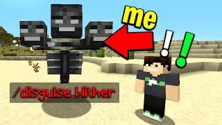 Minecraft but I disguise as mobs to troll people..
